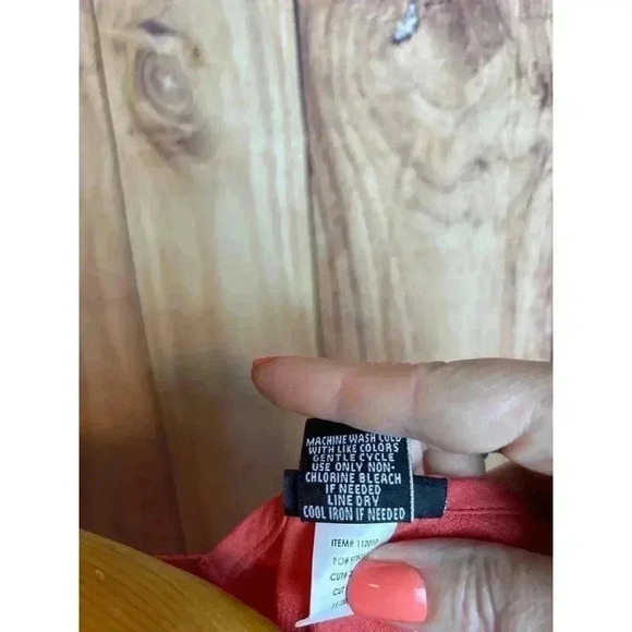 Torrid Plus Size Sophie Textured Woven Bow Front Swing Cami Tank Peach Size 3 - Picture 3 of 6